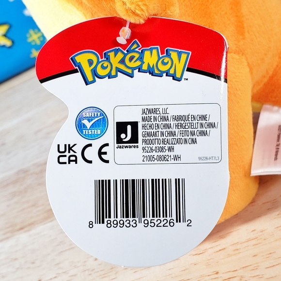 Pokemon Charmander #S2 8" UltraSoft Stuffed HTF Collectible Toy Plush NWT - Picture 10 of 10